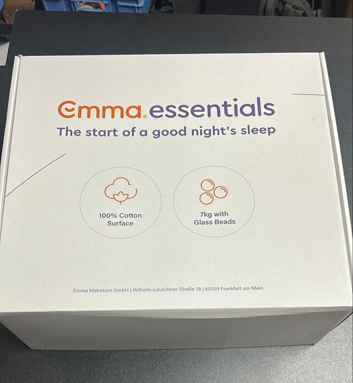 Couverture Emma  150/200 lestée 7kg neuf