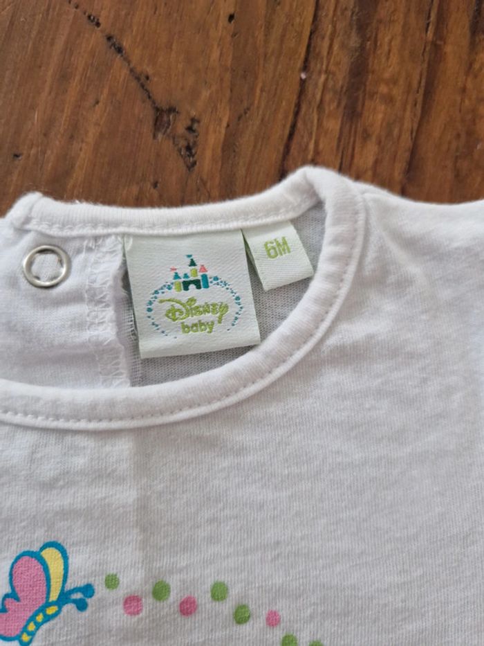 T-shirt manches courtes 6 mois Disney - photo numéro 2
