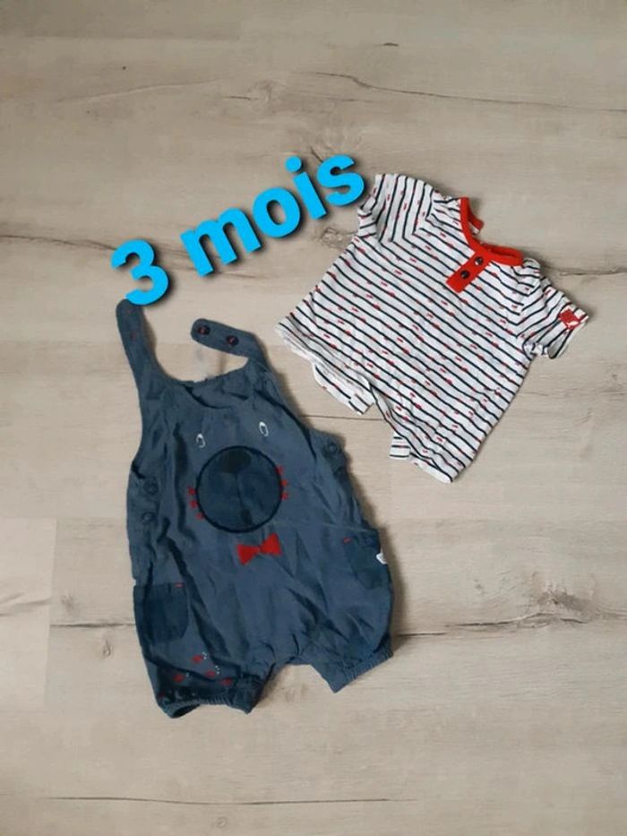 Ensemble salopette orchestra 3 mois