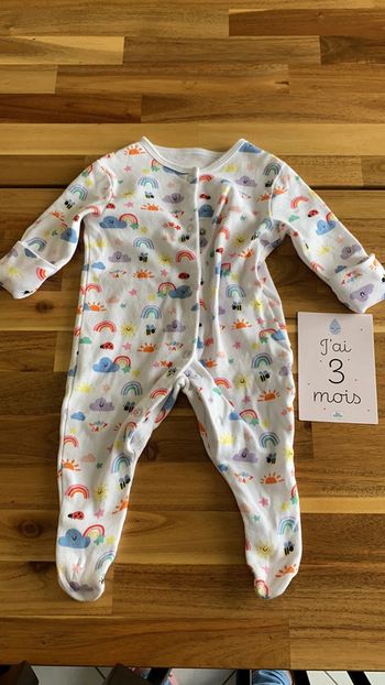 Pyjama en coton avec moufle