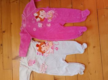 Lot pyjama charlotte au fraise 3 mois