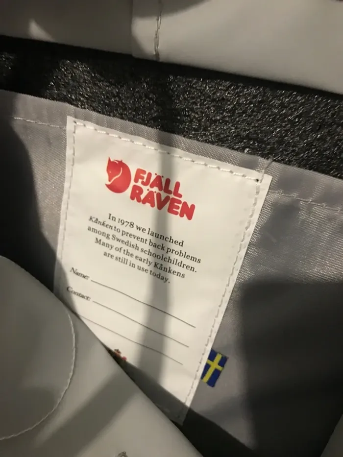Sac à dos gris fjällraven. - photo numéro 8