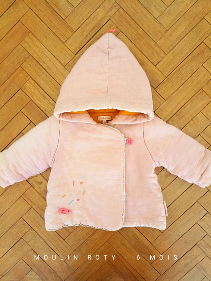 Manteau léger Moulin Roty 6 mois