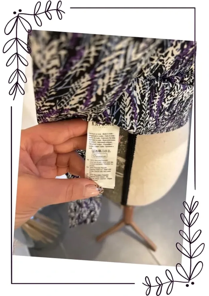 Blouse manches longues fluide forme portefeuille - photo numéro 10