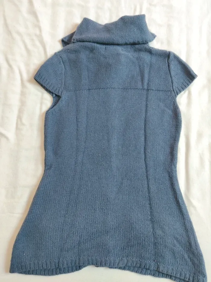 Gilet sans manches bleu Promod taille 2 - photo numéro 7