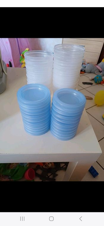 Lot de 20 petits pots