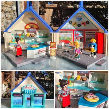 Playmobil city life 70111 🍟 Restaurant/Diner transportable 🍔