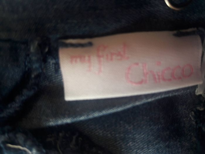 barboteuse en jean 6 mois fille CHICCO - photo numéro 2