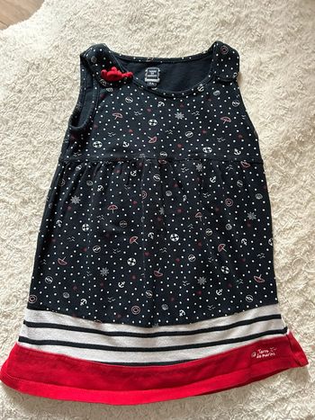 Très jolie robe terre de marins 2 ans