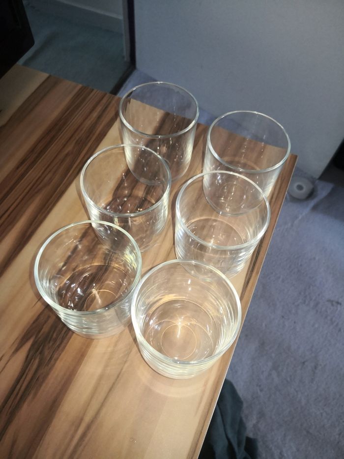 6 verres gobelet