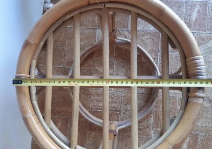 Lot de 2 poufs en rotin - photo numéro 3