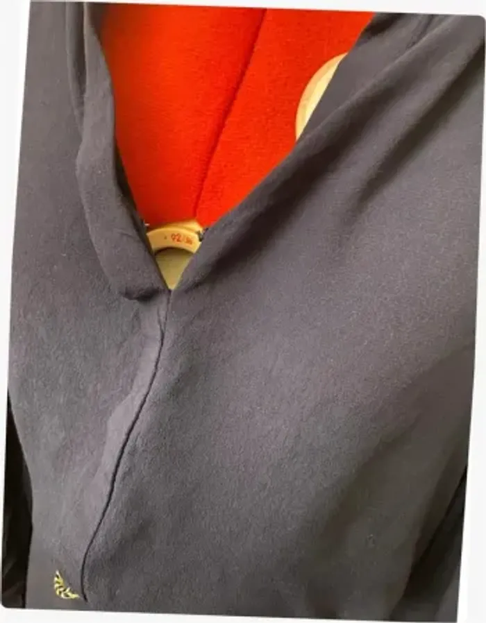 Robe ceinturée bleu marine Promod - photo numéro 4