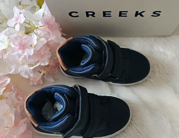 Chaussures Baskets Montantes Sneakers Scratch Enfilage Facile Creeks T23 - photo numéro 3