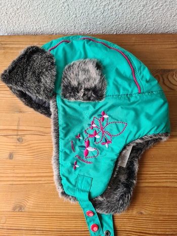 bonnet de ski turquoise Orchestra