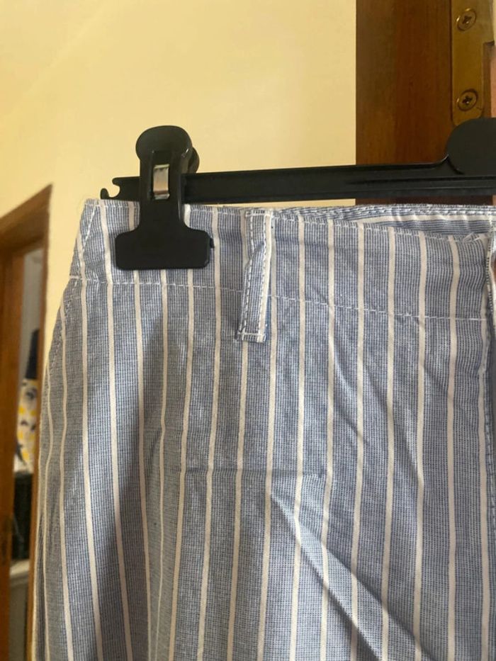 superbe pantalon femme a rayure neuf taille 38 - photo numéro 4