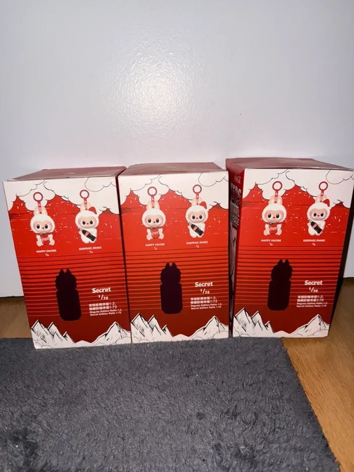 Lot de Pop Mart Labubu The monsters Vinyl Face Coca cola - photo numéro 4