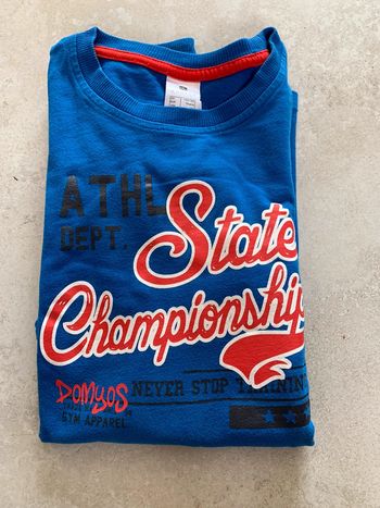 Tee shirt manche longue taille 14 ans