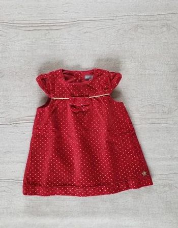 Robe 6 mois rouge Sergent Major