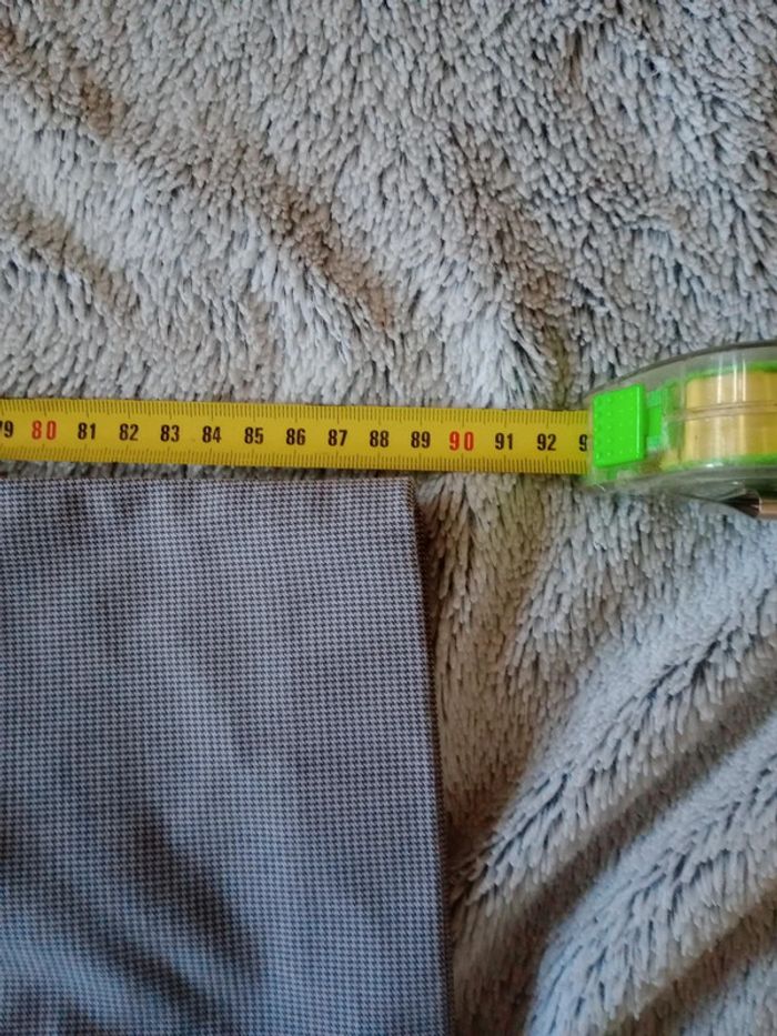 Pantalon femme 36 type cigarette vichy noir et gris c8 - photo numéro 16