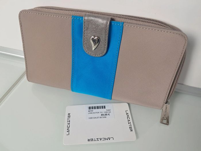 Lancaster portefeuille beige neuf