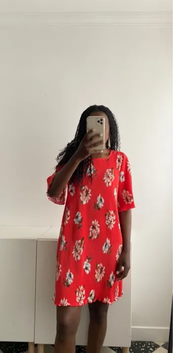 Robe fleurie mango taille s