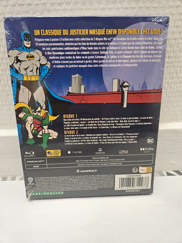 Blu ray Les aventures de Batman. Neuf sous blister - photo numéro 2