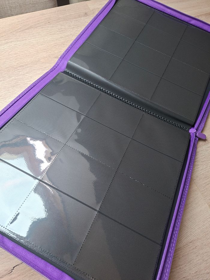 Classeur xxl de rangement pour 480 cartes Pokémon de qualité premium en violet 🟪 - photo numéro 4
