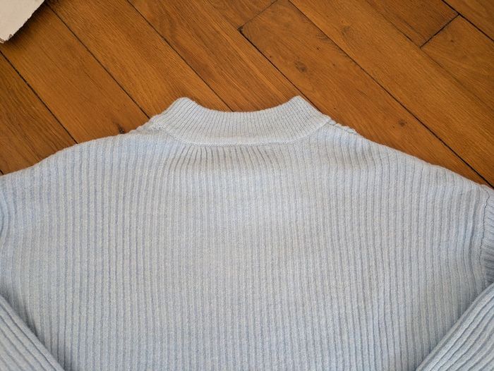 Pull bleu clair cache-cache S - photo numéro 8