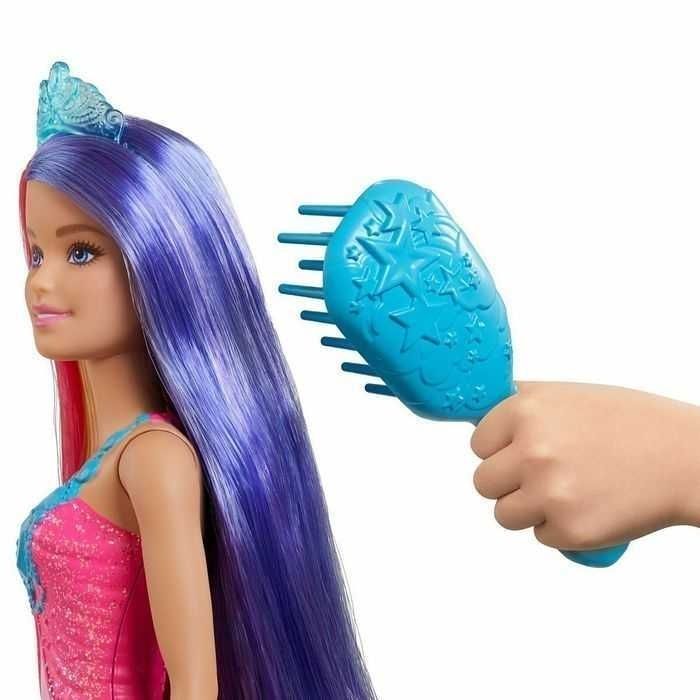 Barbie Poupée Royal Dreamtopia Avec Cheveux Bicolores - photo numéro 3