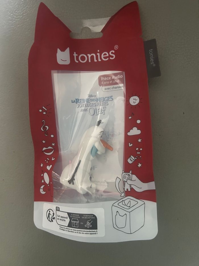 Figurine tonies la reine des neiges olaf pour toniebox