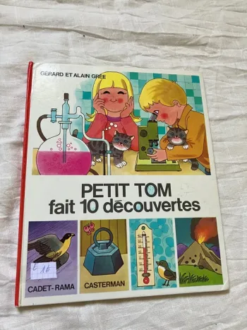 Livre vintage enfant – Petit Tom fait 10 découvertes