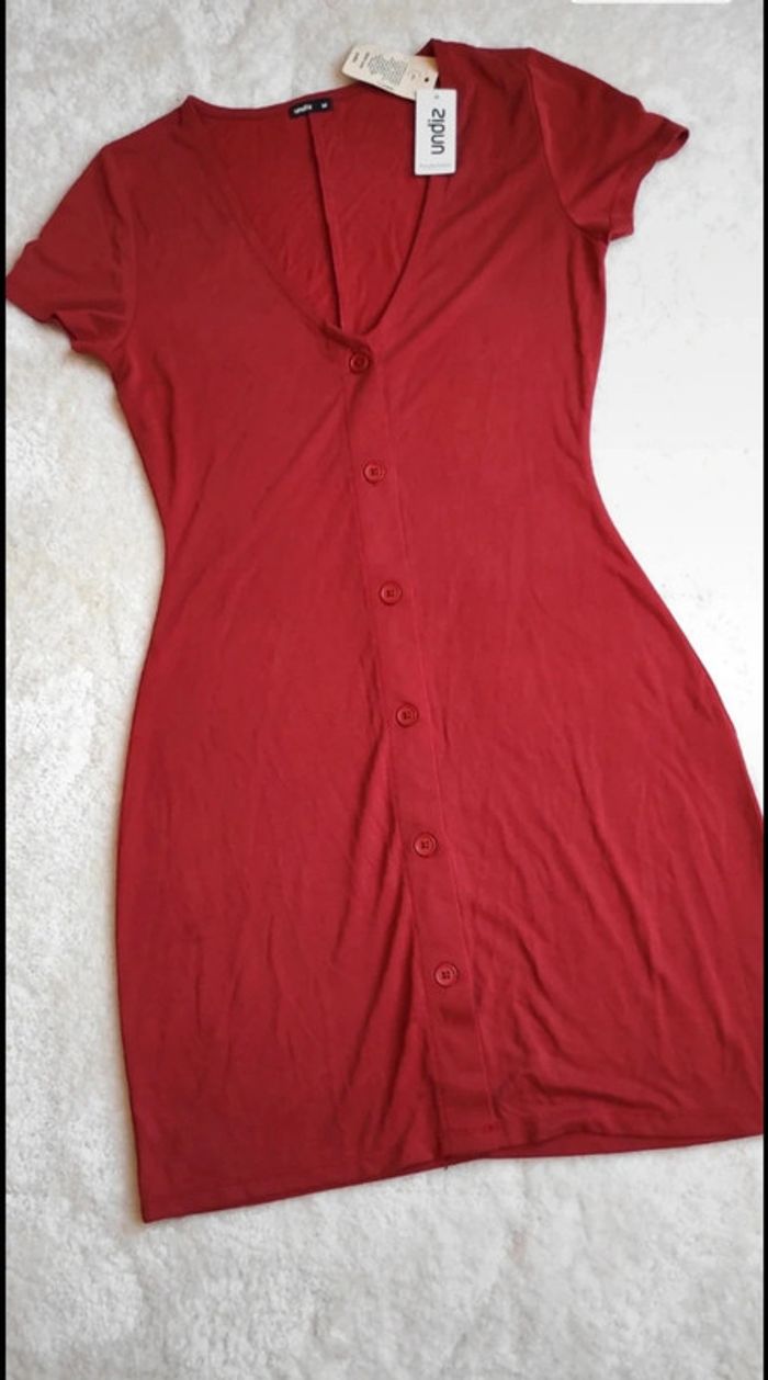 Robe moulante Undiz neuve terracotta M sexy - photo numéro 5