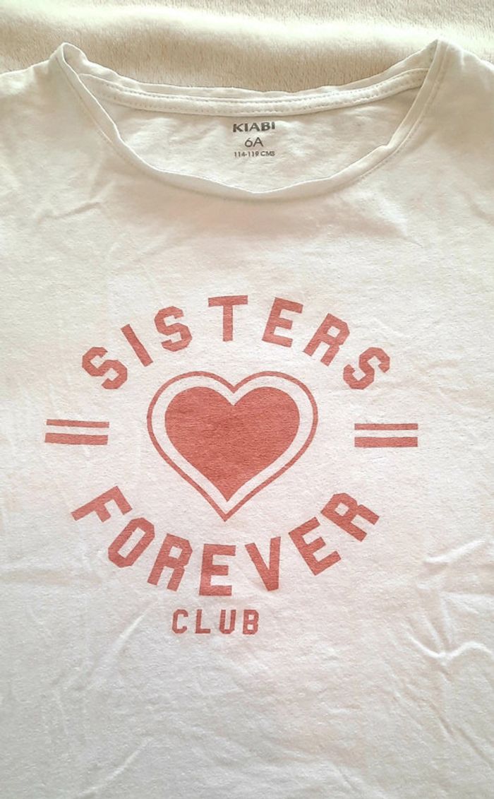 T-shirt Sisters Forever 6 ans - photo numéro 2