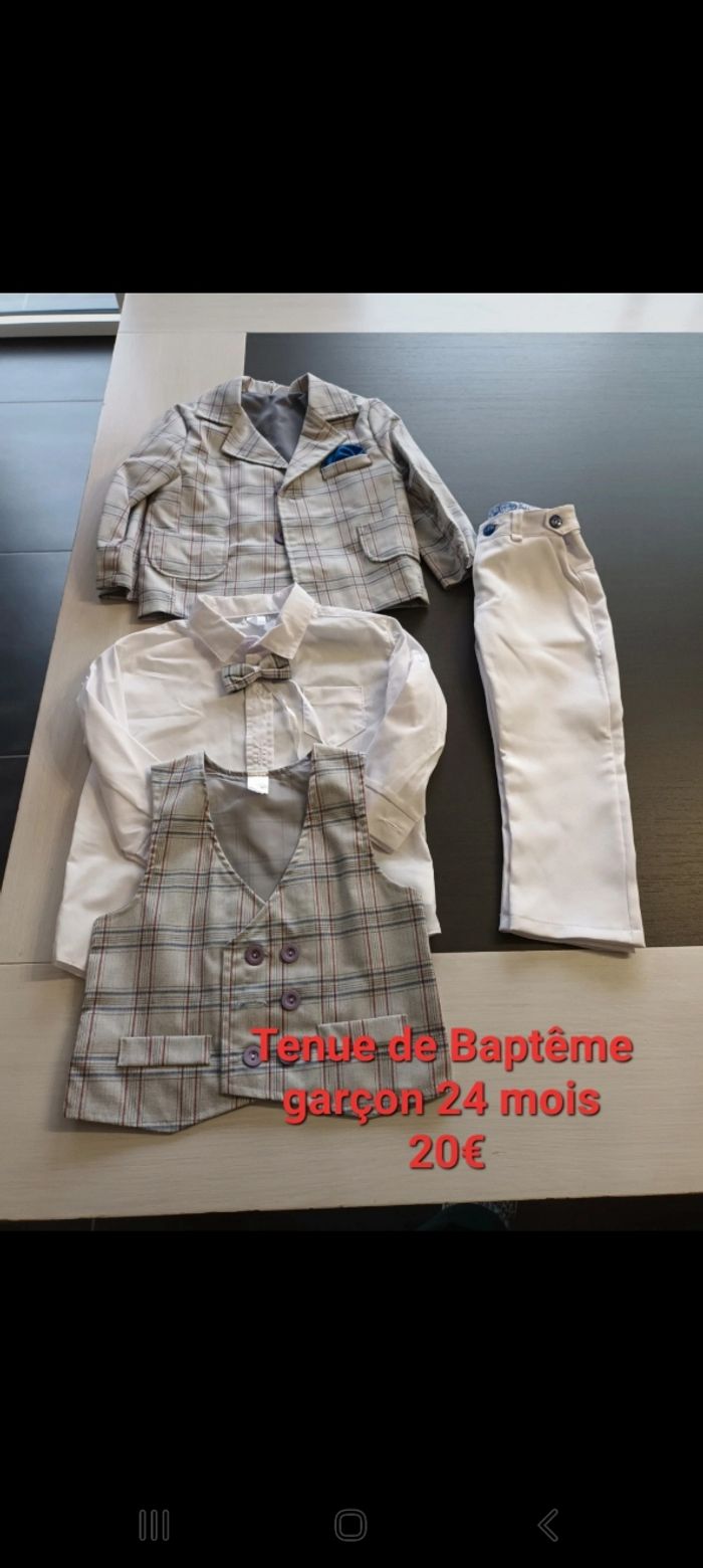 Tenue de Baptême garçon 24mois