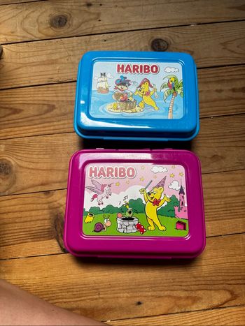 Lot de deux boîtes à goûter haribo