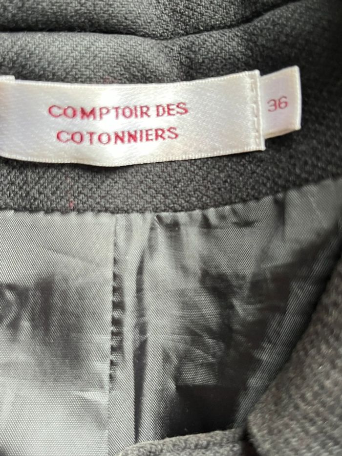 Manteau noir comptoir des cotonniers S - photo numéro 7