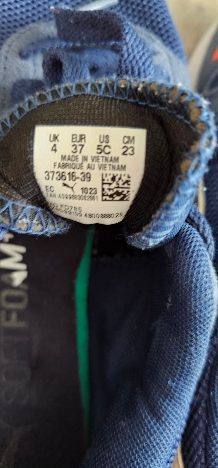 Baskets Puma enfant – taille 37 – très bon état - photo numéro 4
