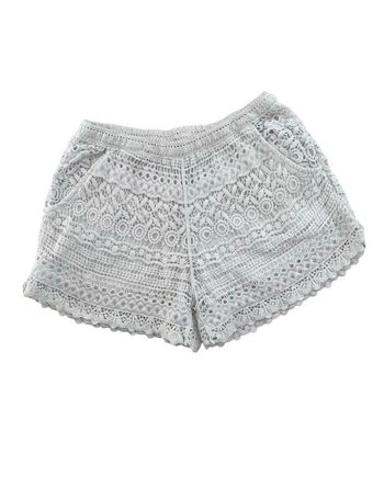 Short blanc dentelle