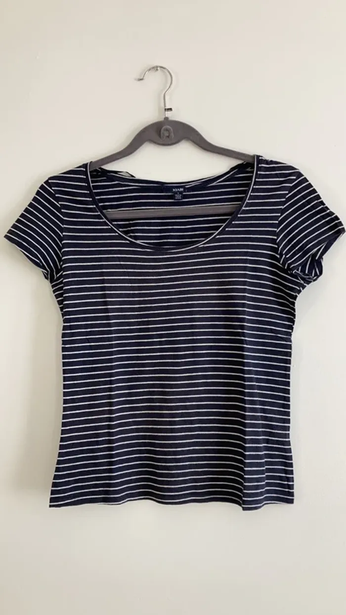 Tee shirt style marinière