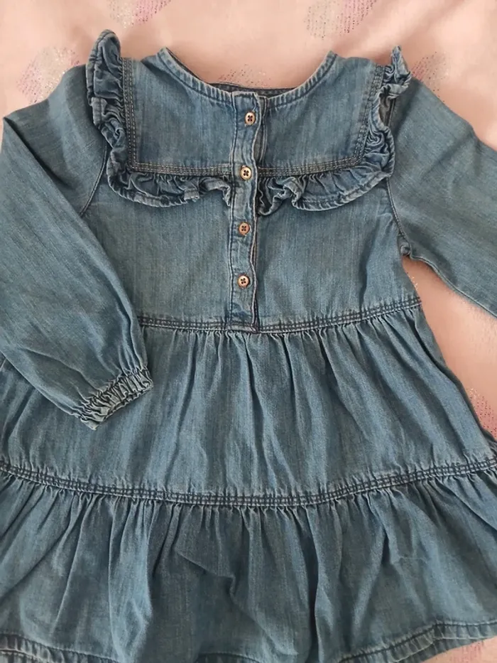 Robe en jean 2 ans - photo numéro 3