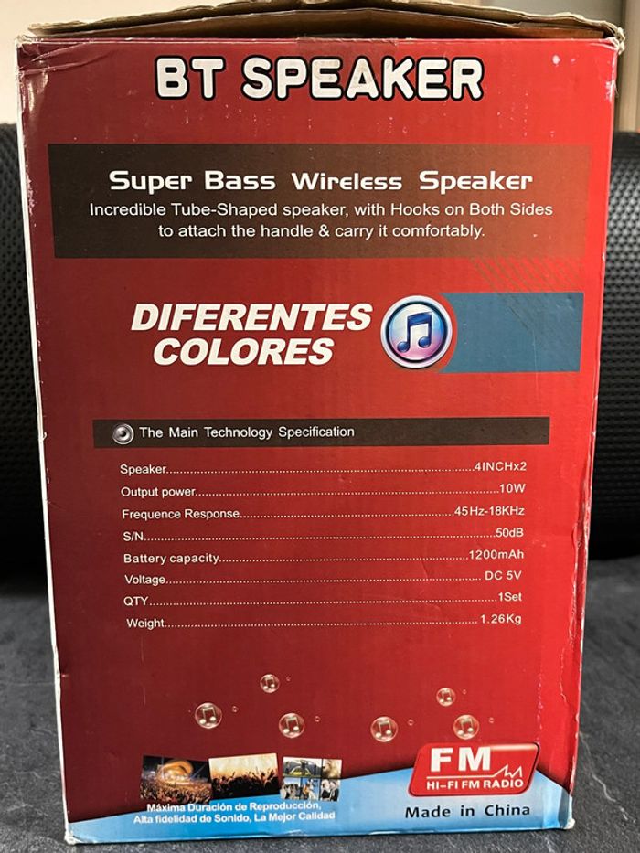 Enceinte miroir bluetooth portatif modèles BT-1842 BT Speakers - photo numéro 10