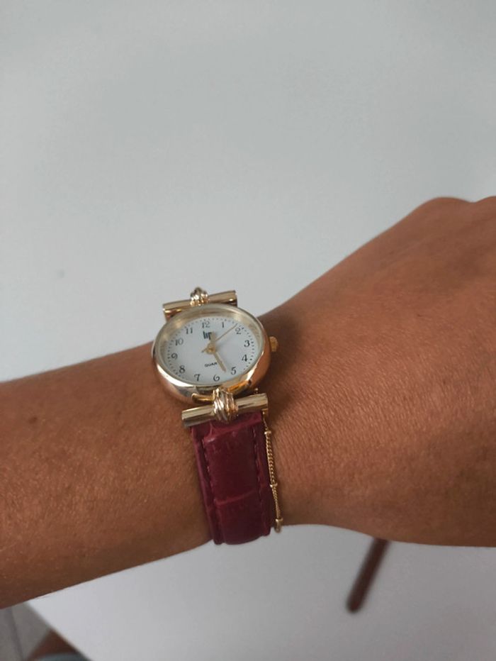 Montre en cuir lip - photo numéro 3