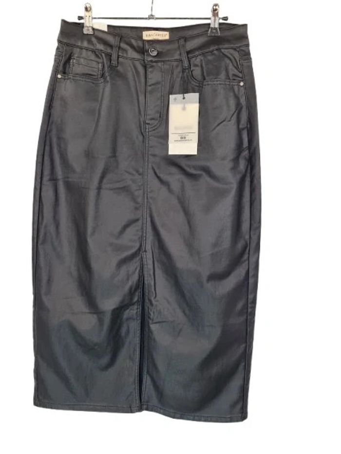 Jupe Stretch simili cuir nina carter