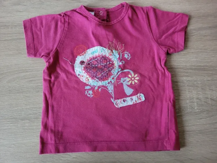 Lot de 3 tee-shirt fille en 18 mois - photo numéro 6