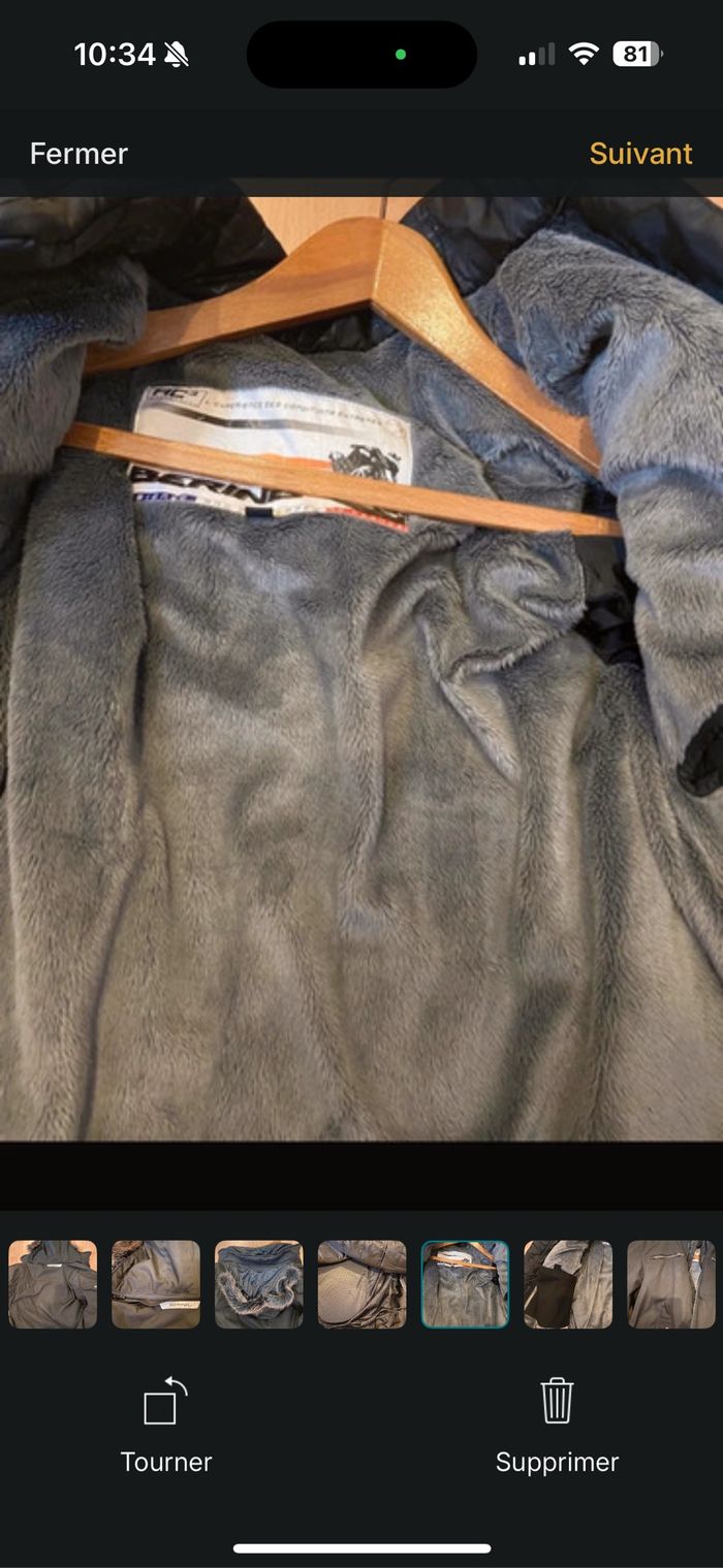 Veste de moto Béring taille L noir - photo numéro 8