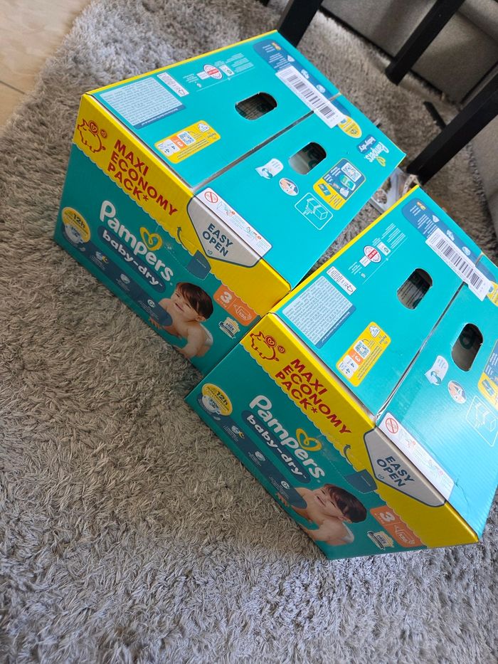 Couche pampers pamper baby dry méga pack maci économie économy pas chere harmonie pant - photo numéro 3