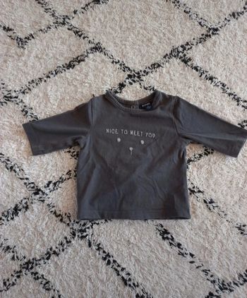 T-shirt manches longues kiabi