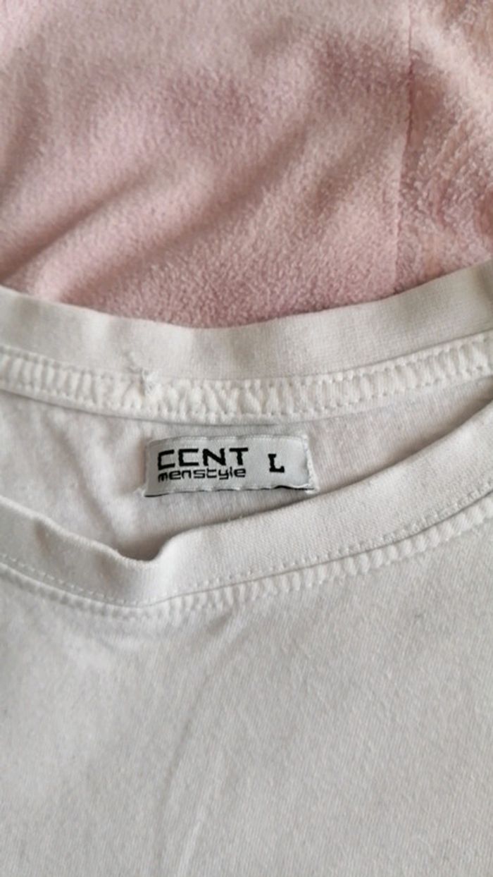 T shirt homme blanc - photo numéro 2