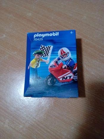 Playmobil 70425 Enfants et la moto + livre