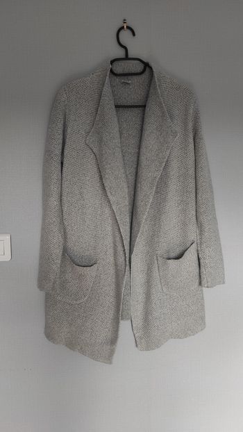 Gilet long gris chiné - Pimkie